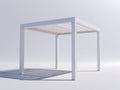 Pergola da giardino - Alluminio - 360 x 300 x 250 cm - Bianco - Stile lineare
