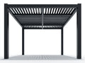Pergola da giardino - Alluminio - 400 x 300 x 250 cm - Antracite - Stile moderno