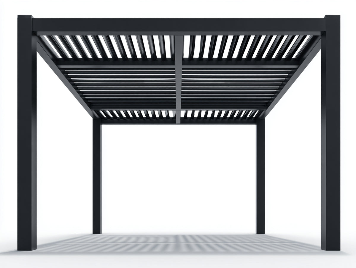 Pergola da giardino - Alluminio - 400 x 300 x 250 cm - Antracite - Stile moderno