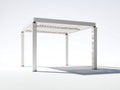 Pergola da giardino - Alluminio - 360x300x250 cm - Bianco - Stile contemporaneo con lamelle orientabili