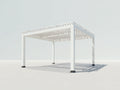 Pergola da giardino - Alluminio - 350 x 300 x 250 cm - Bianco - Stile architettonico